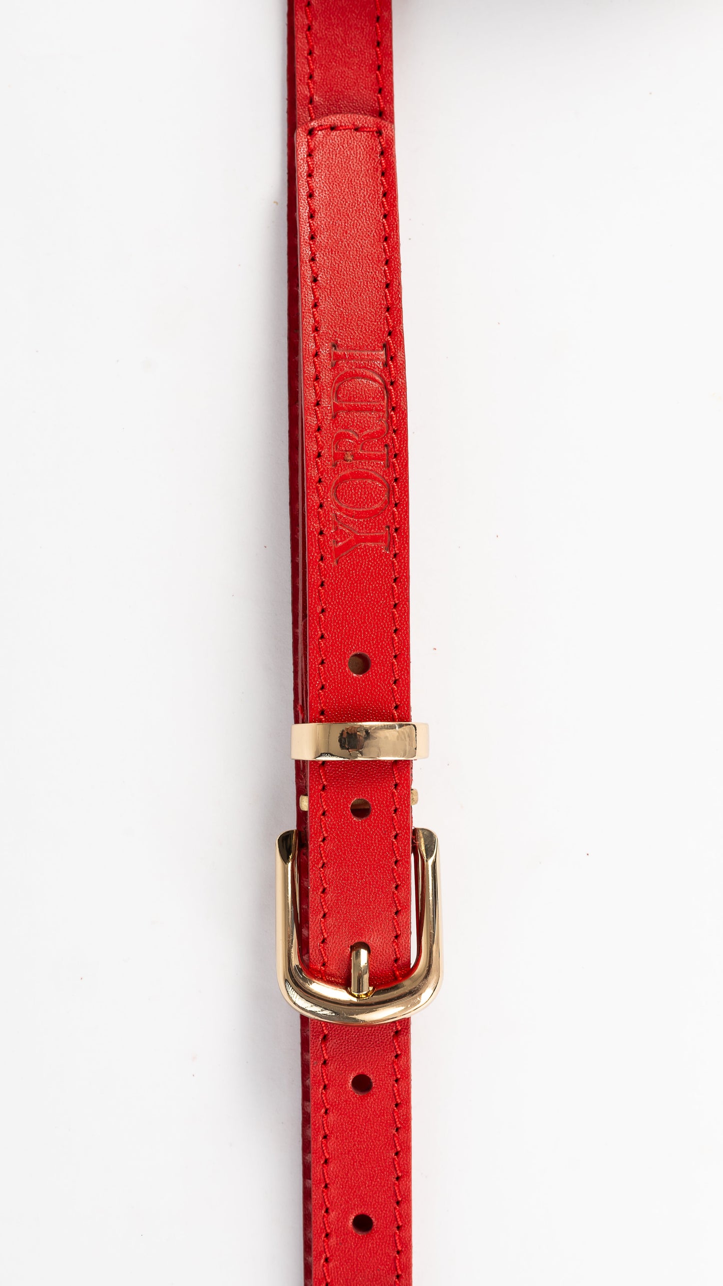 CINTURÓN DE DAMA UNIFAZ 20MM (ROJO)