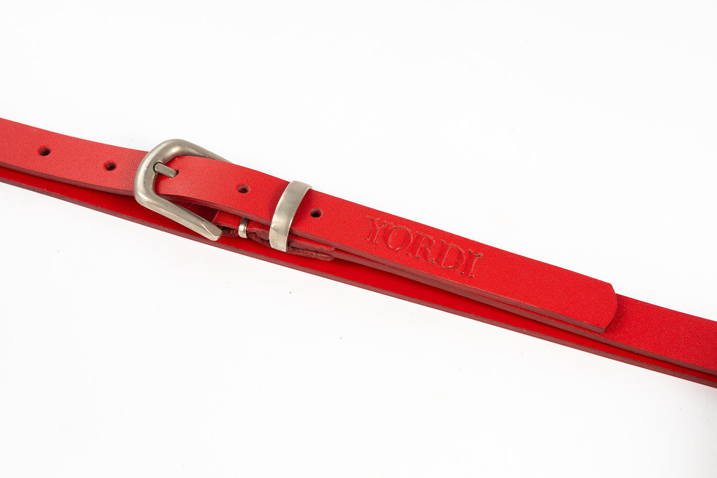 CINTURÓN DE DAMA UNIFAZ 20MM (ROJO)