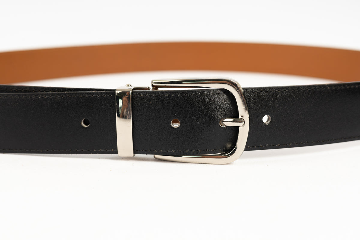 Cinturón Doble Faz 30mm | Negro/Camel