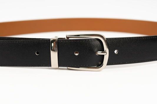 Cinturón Doble Faz 30mm | Negro/Camel