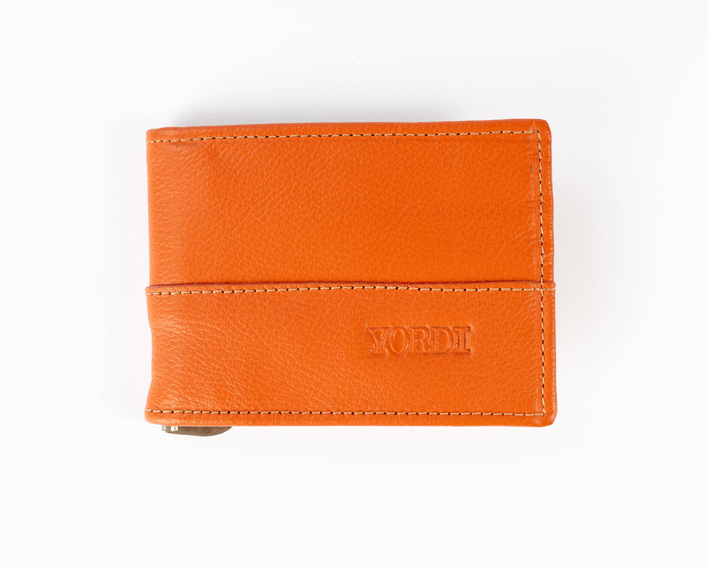 BILLETERA PORTA BILLETES (NARANJA/MIEL)