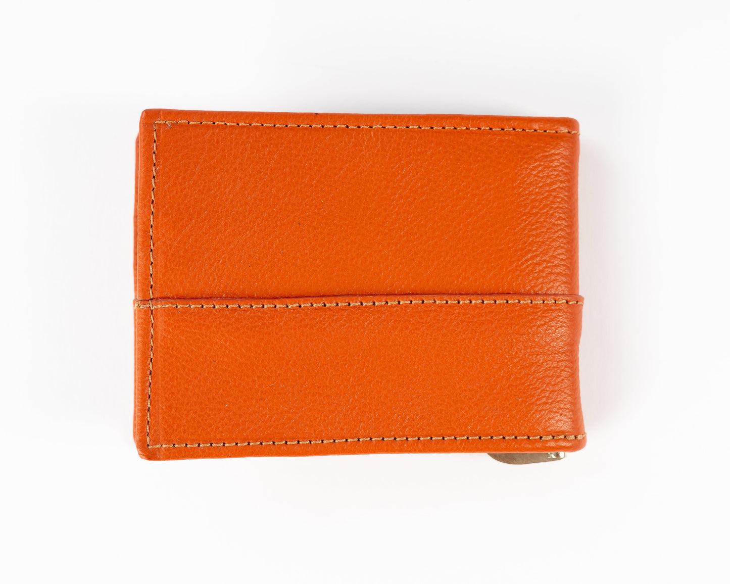 BILLETERA PORTA BILLETES (NARANJA/MIEL)