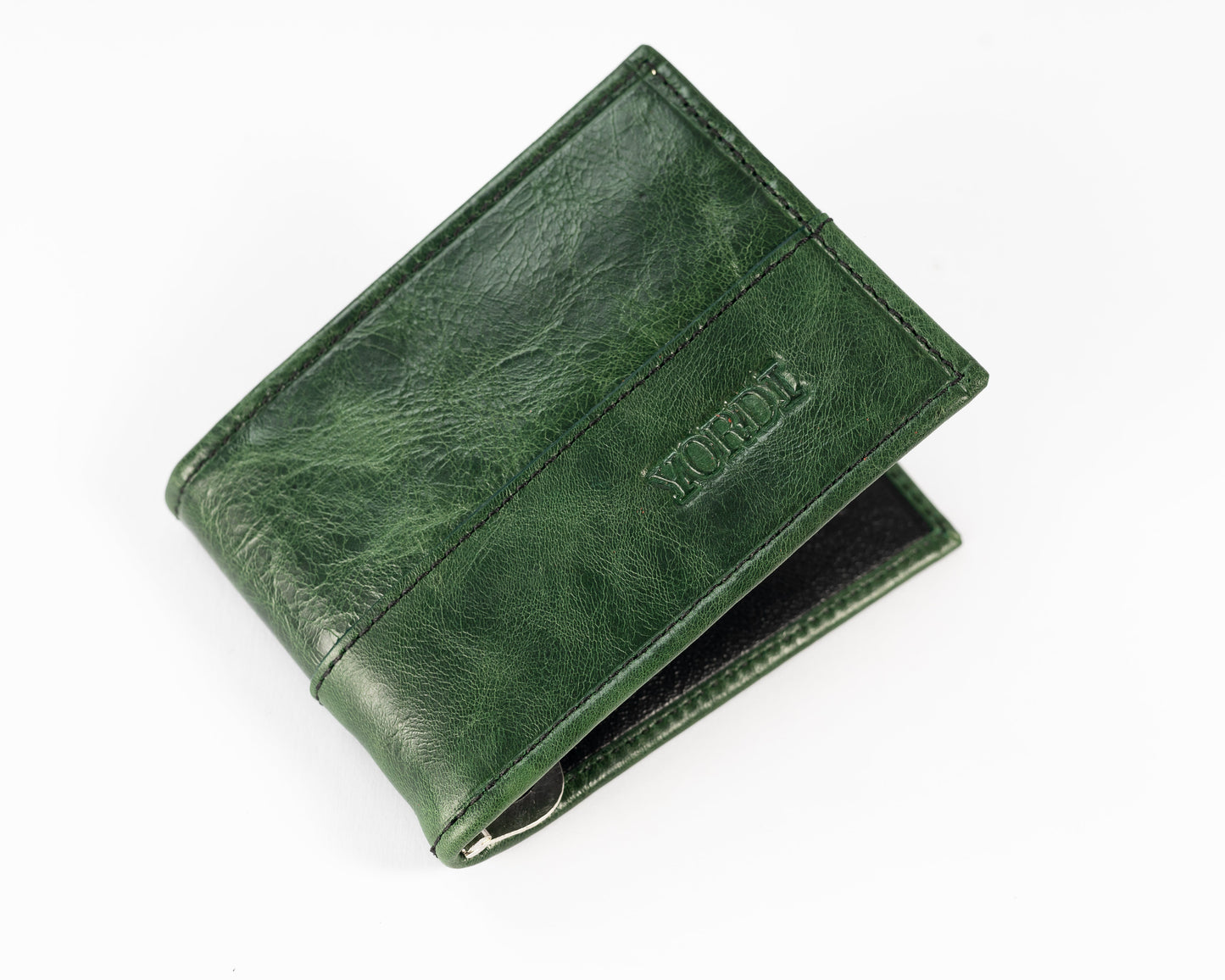 BILLETERA PORTA BILLETES (VERDE PINO/NEGRO)