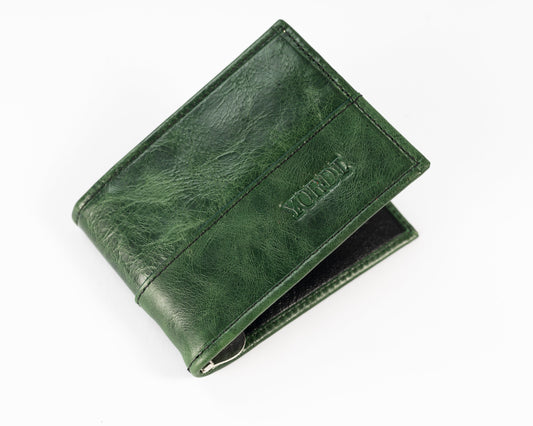 BILLETERA PORTA BILLETES (VERDE PINO/NEGRO)