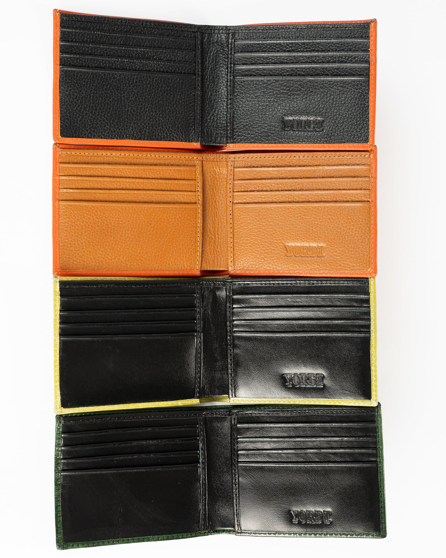 BILLETERA CLÁSICA (NARANJA/NEGRO)