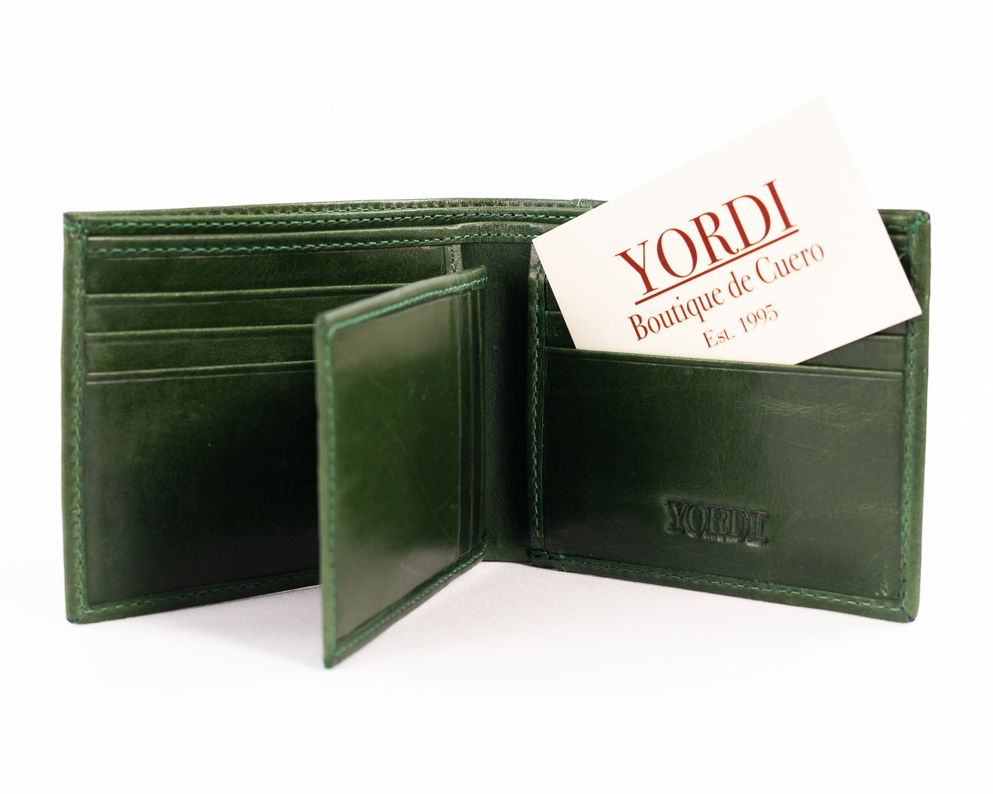 Billetera Pescara – Verde Patina