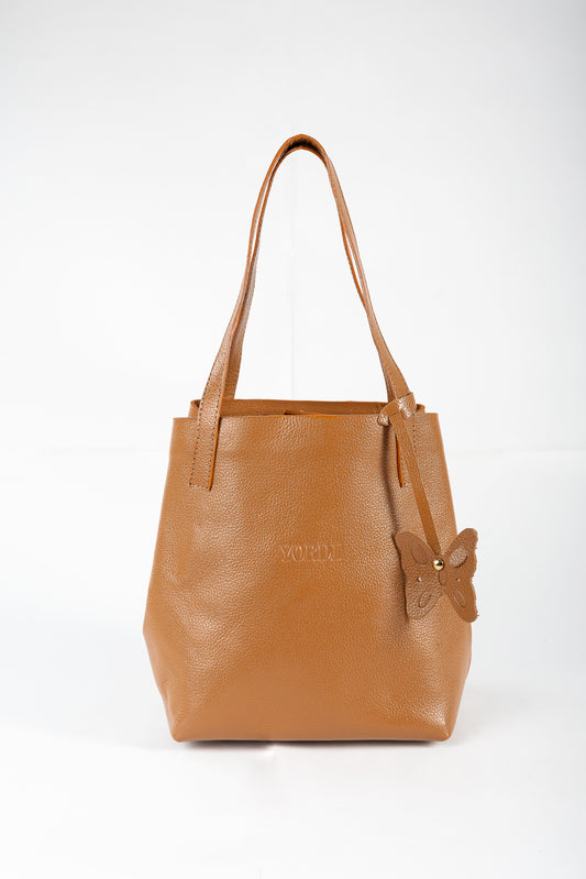 MINI TOTE BAG (CAMEL)