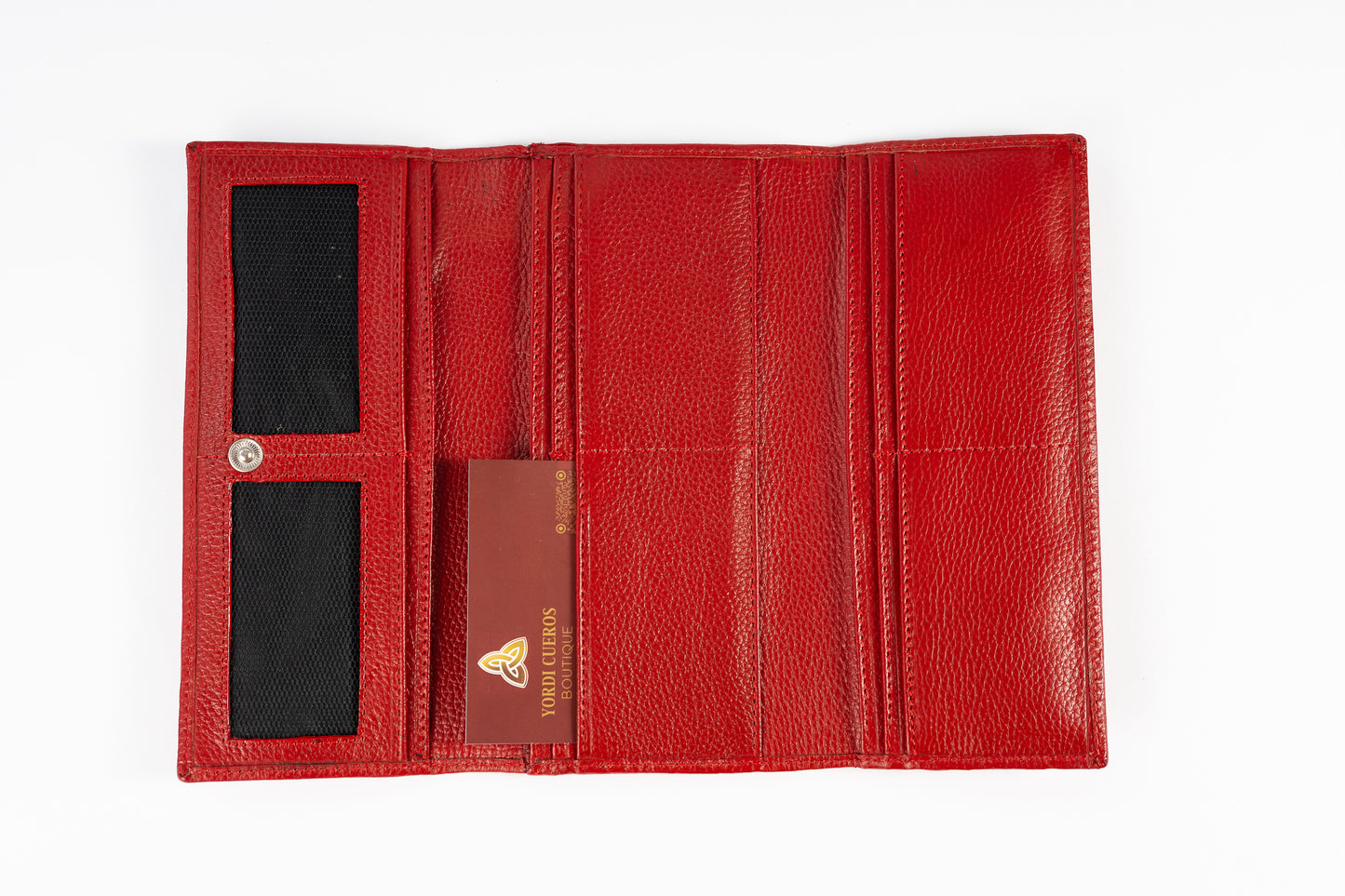 BILLETERA DE DAMA MILANO (ROJO)