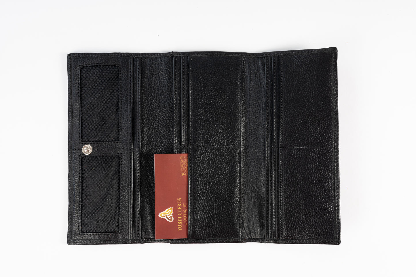 BILLETERA DE DAMA MILANO (NEGRO)