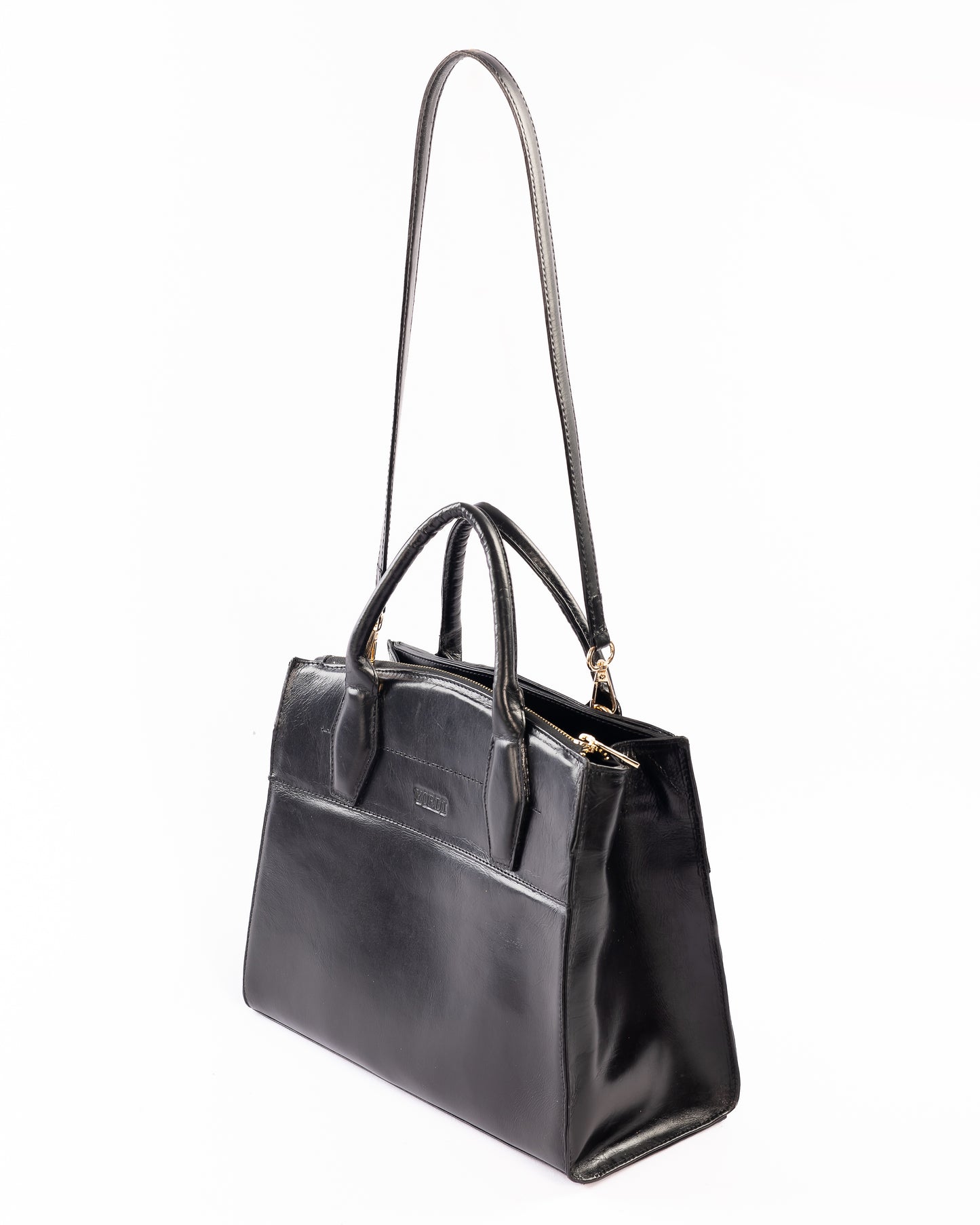 Cartera Louise | Cocodrilo Negro
