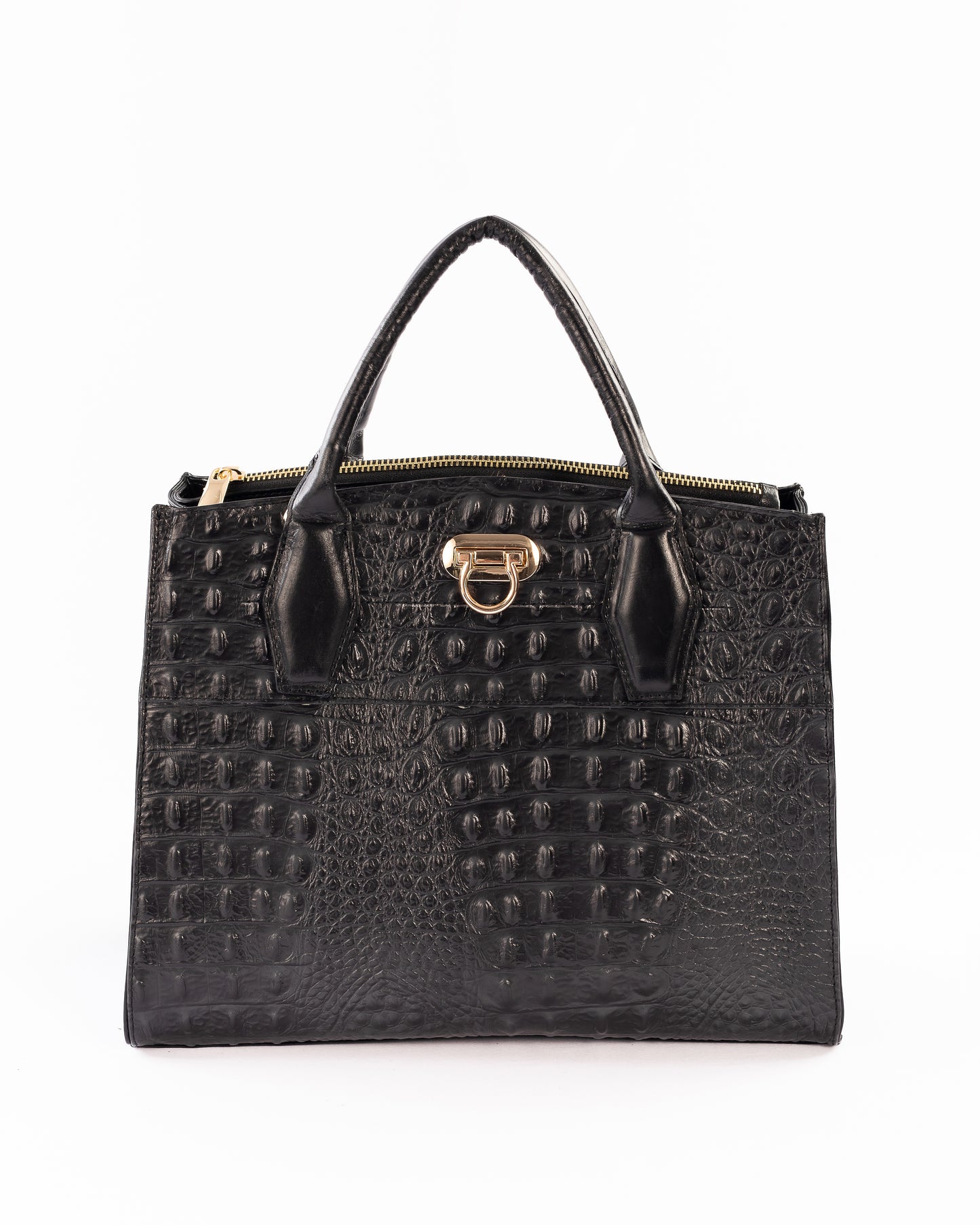 Cartera Louise | Cocodrilo Negro