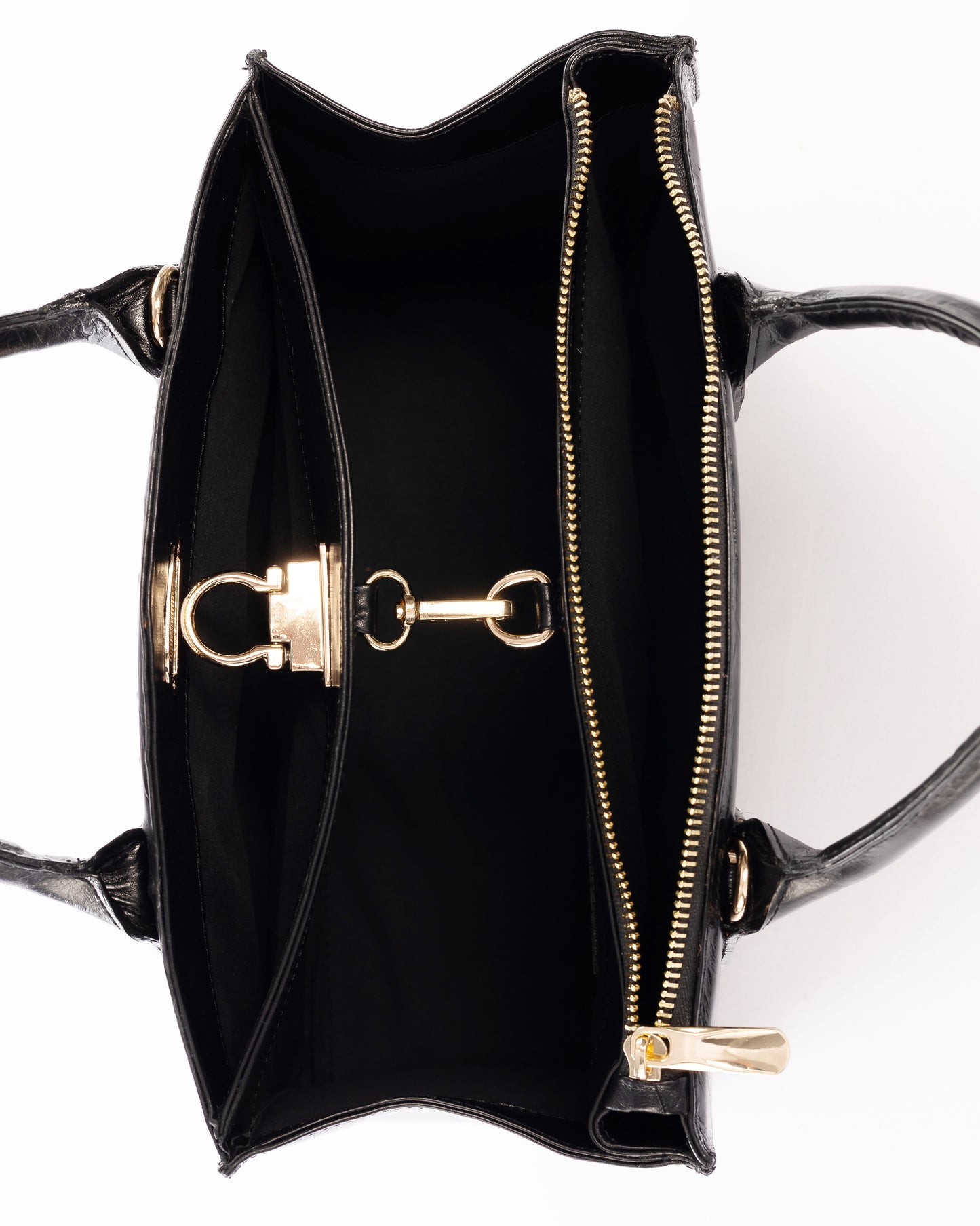Cartera Louise | Cocodrilo Negro