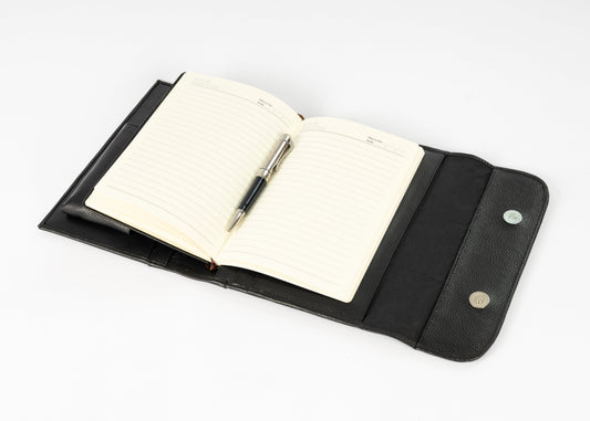 PORTA AGENDA - A5 (NEGRO FLOATER)