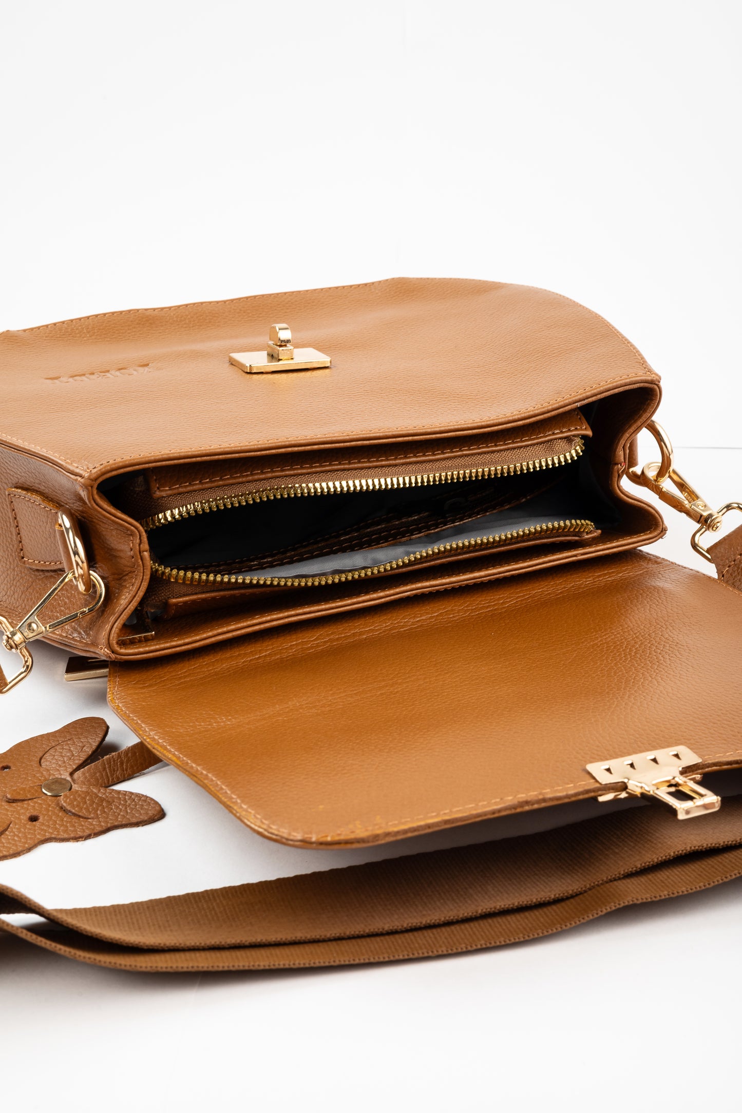 BANDOLERA SIENNA (CAMEL)