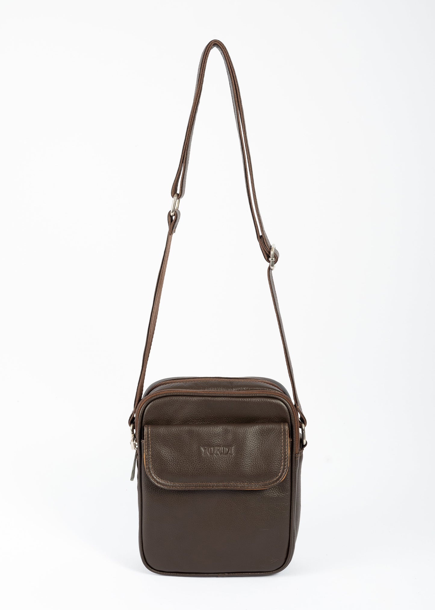 BOLSO MANOS LIBRES ADRIANO (CAFÉ)