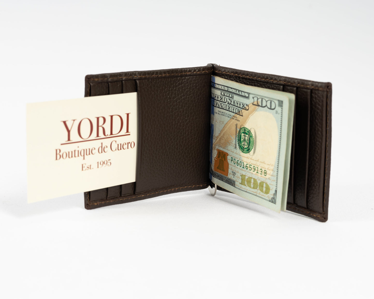 BILLETERA PORTA BILLETES (CAFÉ)