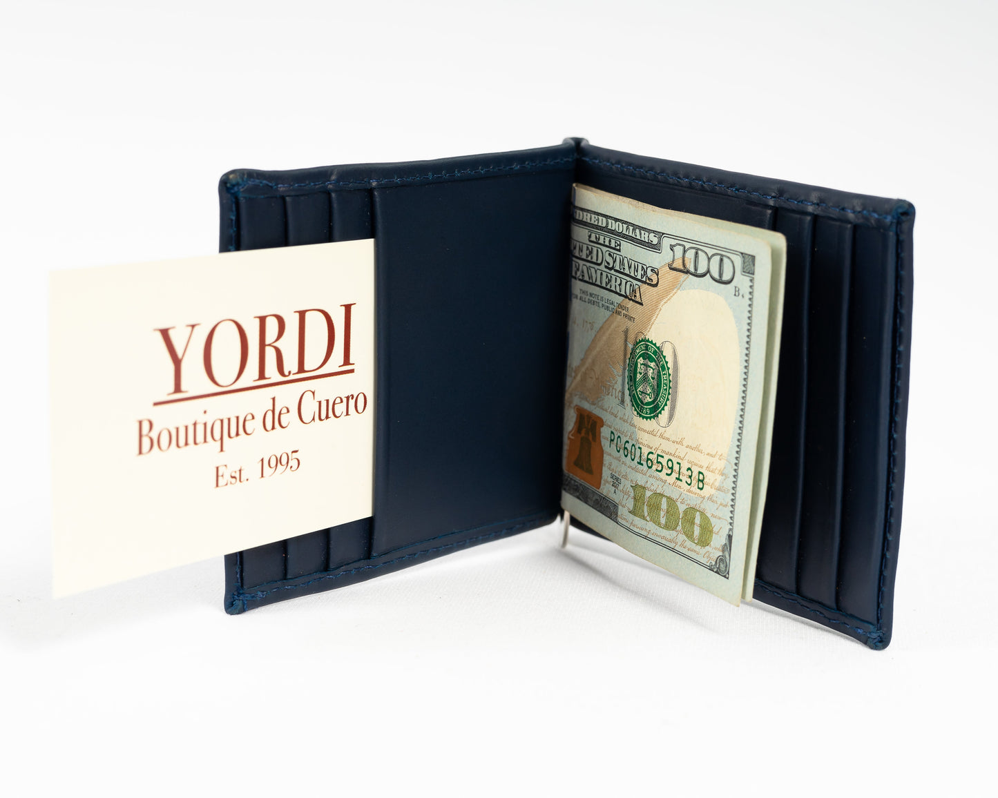 BILLETERA PORTA BILLETES (AZUL MARINO)