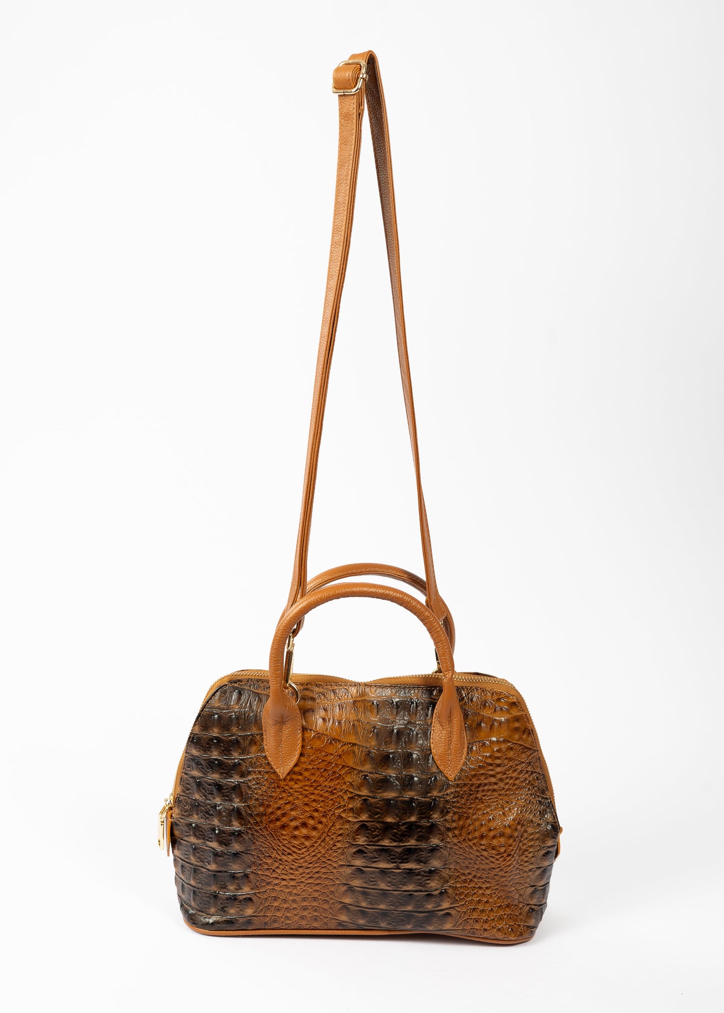 Cartera Paris | Cocodrilo Camel
