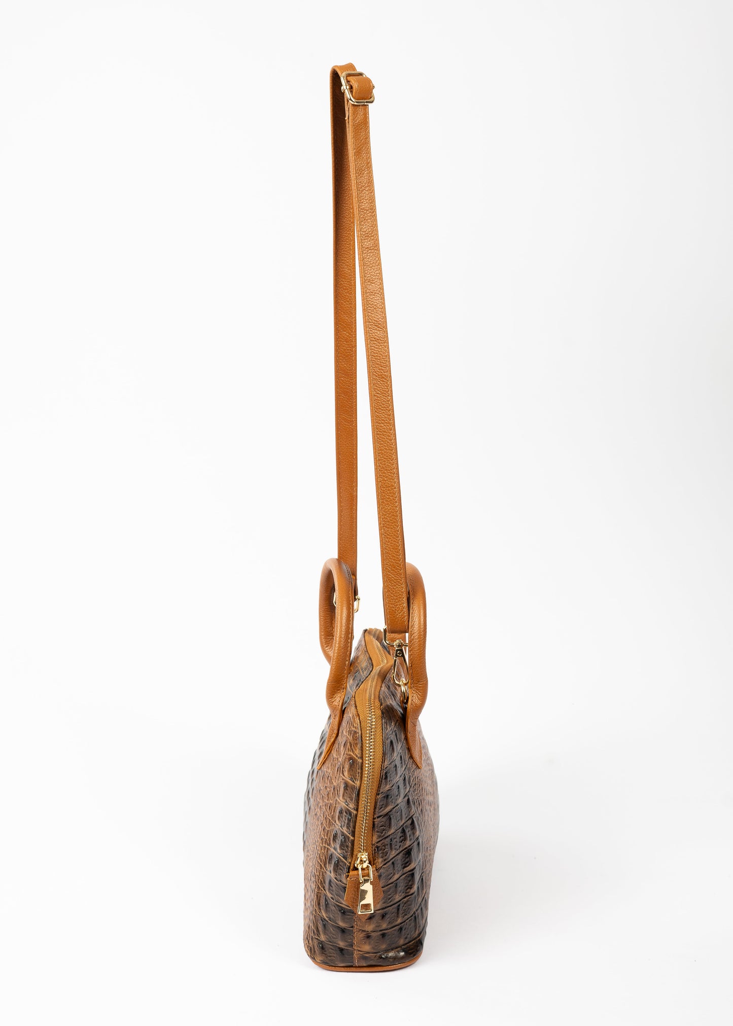 Cartera Paris | Cocodrilo Camel