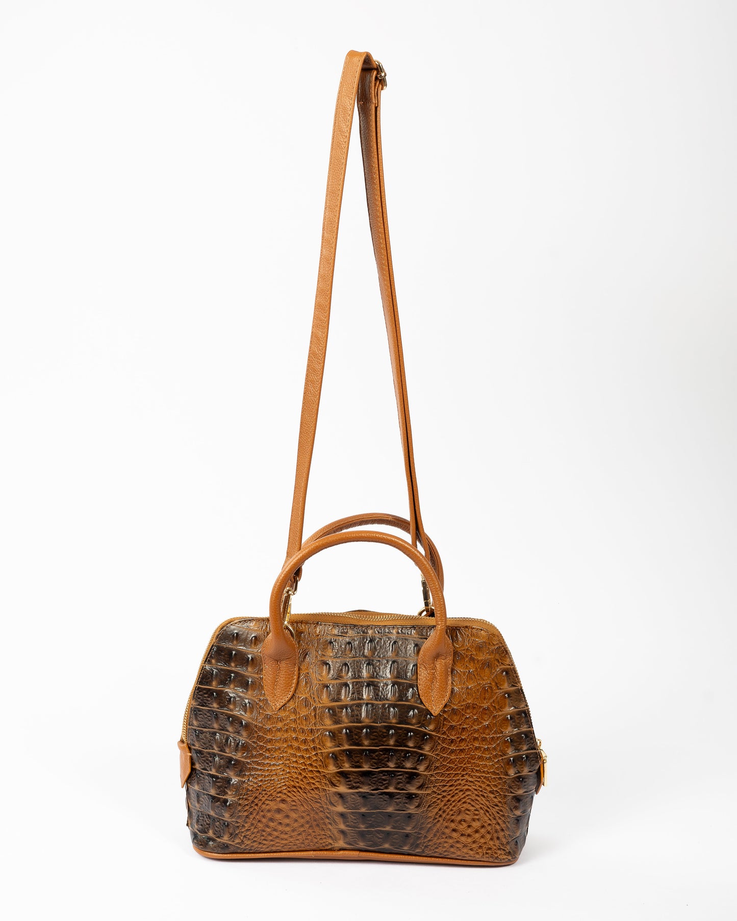 Cartera Paris | Cocodrilo Camel