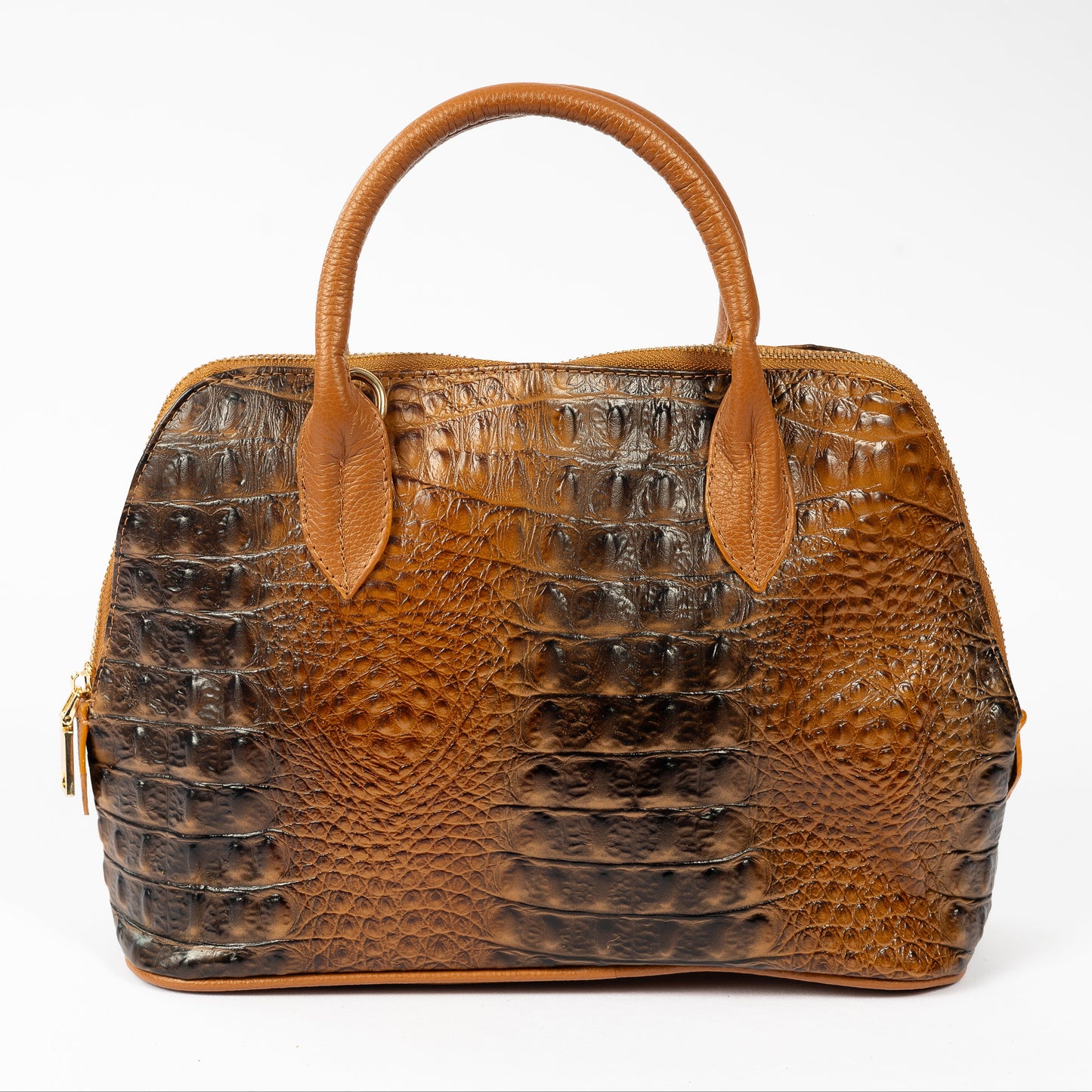 Cartera Paris | Cocodrilo Camel