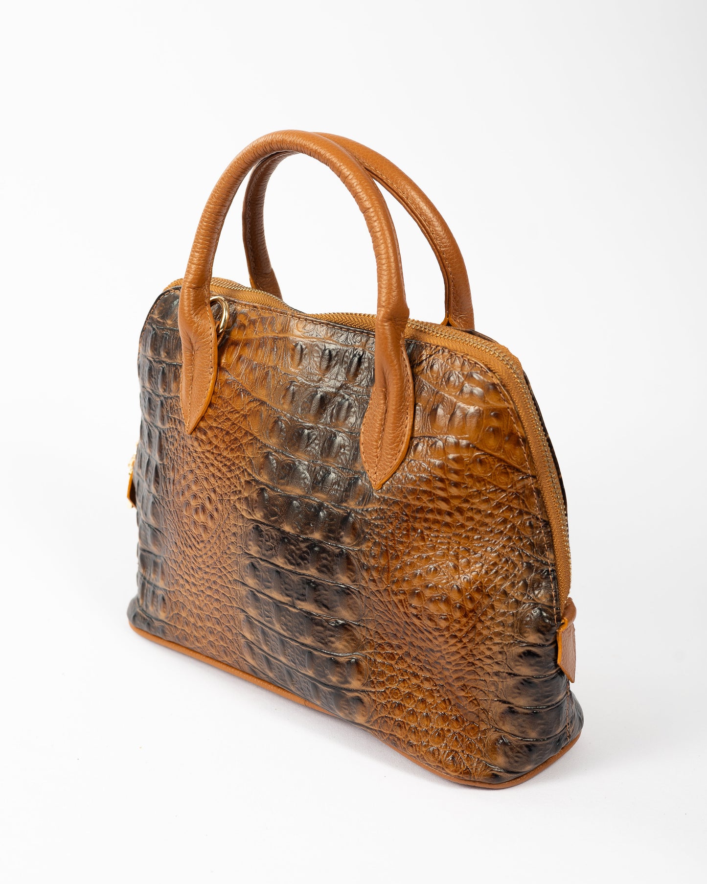 Cartera Paris | Cocodrilo Camel