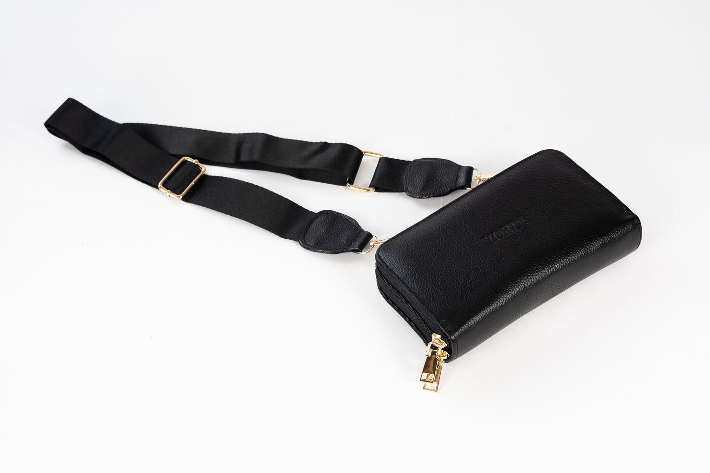 Billetera Manos Libres Bolonia — Negro